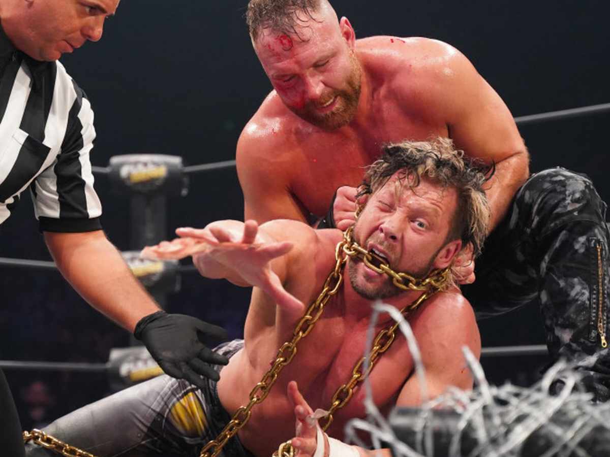 Jon Moxley and Kenny Omega