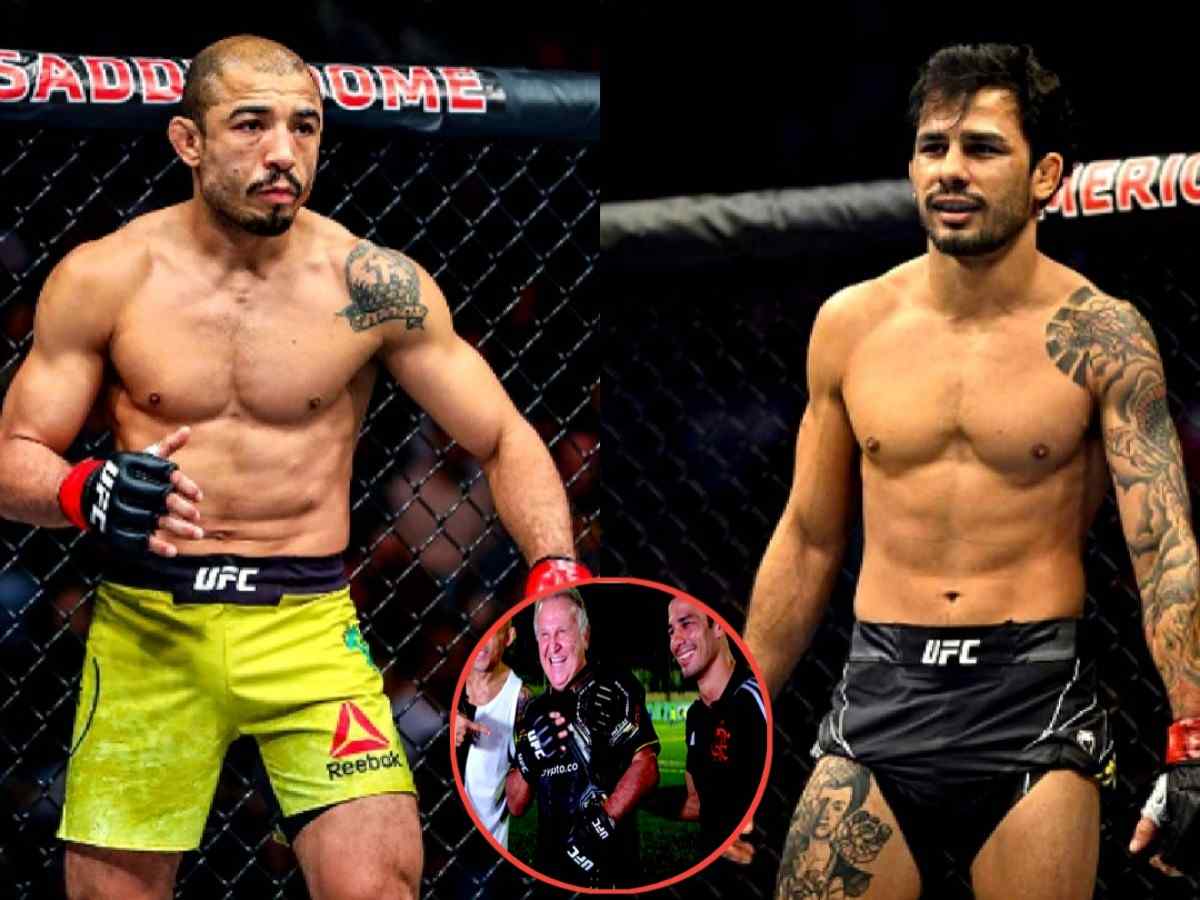 “When we live these great moments in life…” UFC 301 stars Jose Aldo and Alexandre Pantoja receive words of wisdom from Brazilian soccer legend Zico