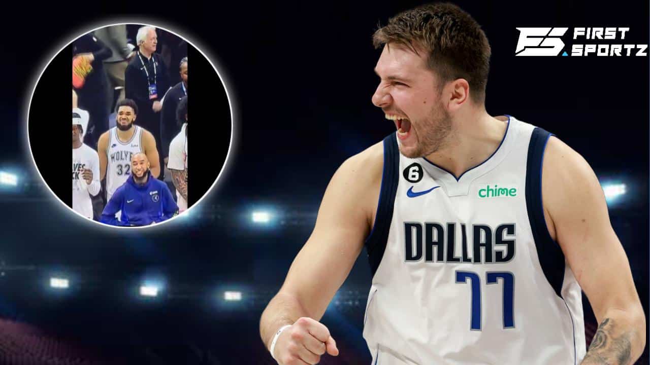 WATCH: Karl-Anthony Towns’ heartbreaking reaction to Luka Doncic’s INSANE game-winner in WCF breaks the internet