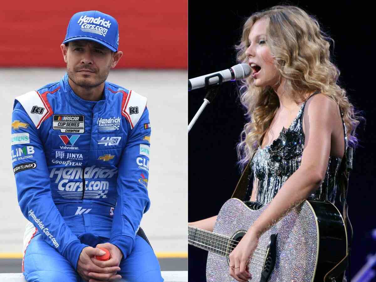 WATCH: Kyle Larson refutes claims that he is “a Swiftie” after going to Taylor Swift’s Paris concert