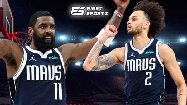 Mavericks Kyrie Irving and Dereck Lively