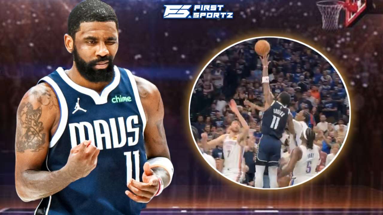 WATCH: “An artist and his canvas.” Kyrie Irving’s INSANE left-hand floater gives Mavericks 2-1 playoff lead over OKC, leaving fans stunned