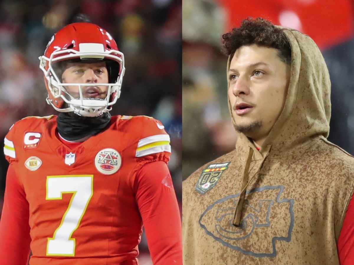 Patrick Mahomes admitted he doesn’t talk to Harrison Butker ‘all year long’ after Chiefs’ Super Bowl win