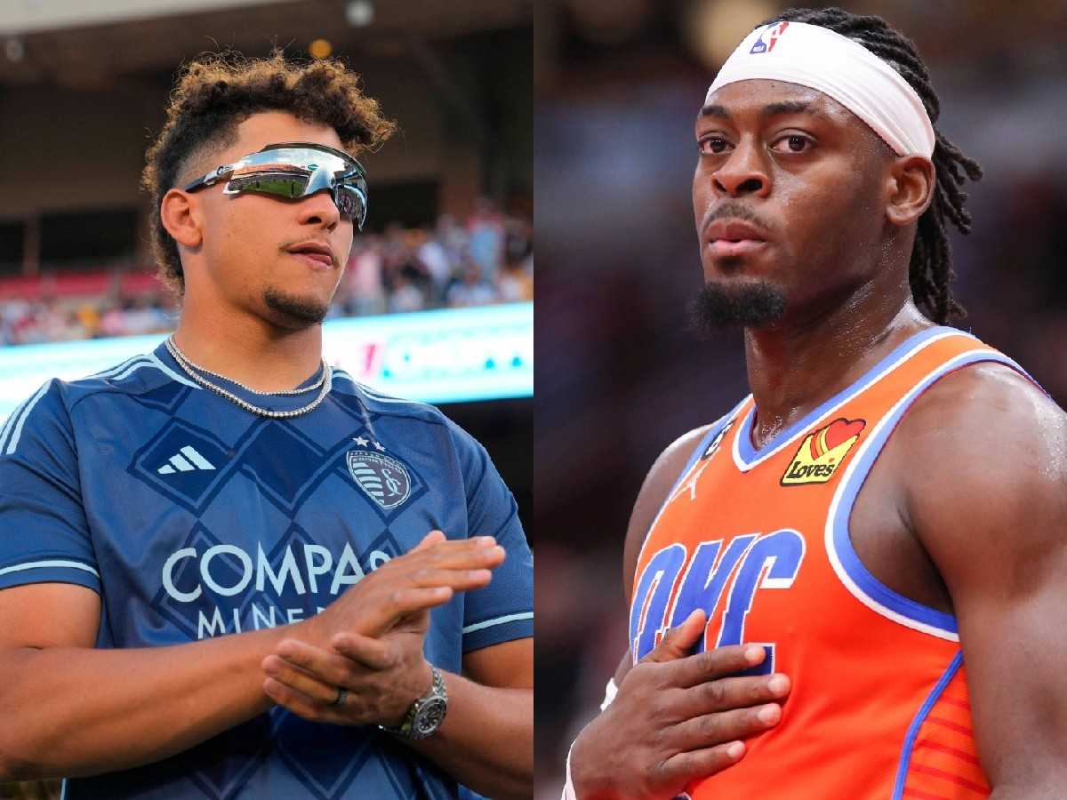 Patrick Mahomes, who attended the Mavs-Thunder game, thinks Lu Dort could play linebacker in the NFL