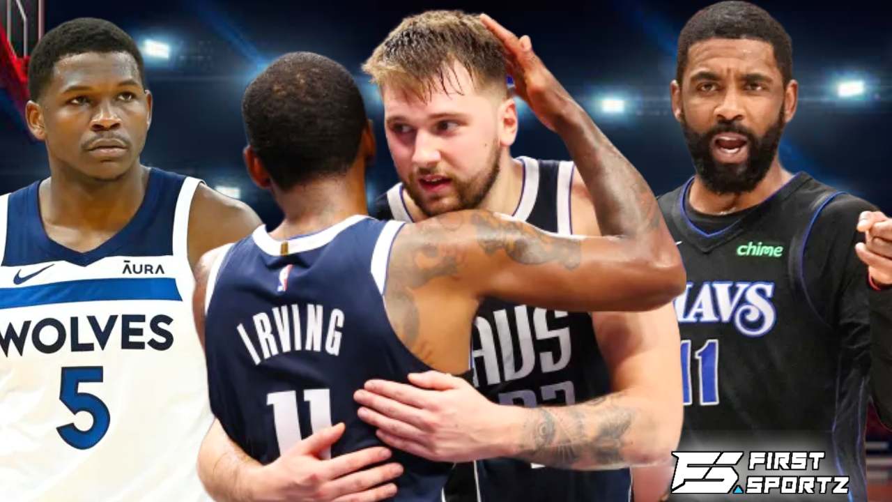 “Without him we’d probably be down 20,” Luka Doncic gets real about Kyrie Irving’s effect on Game 1 against Wolves