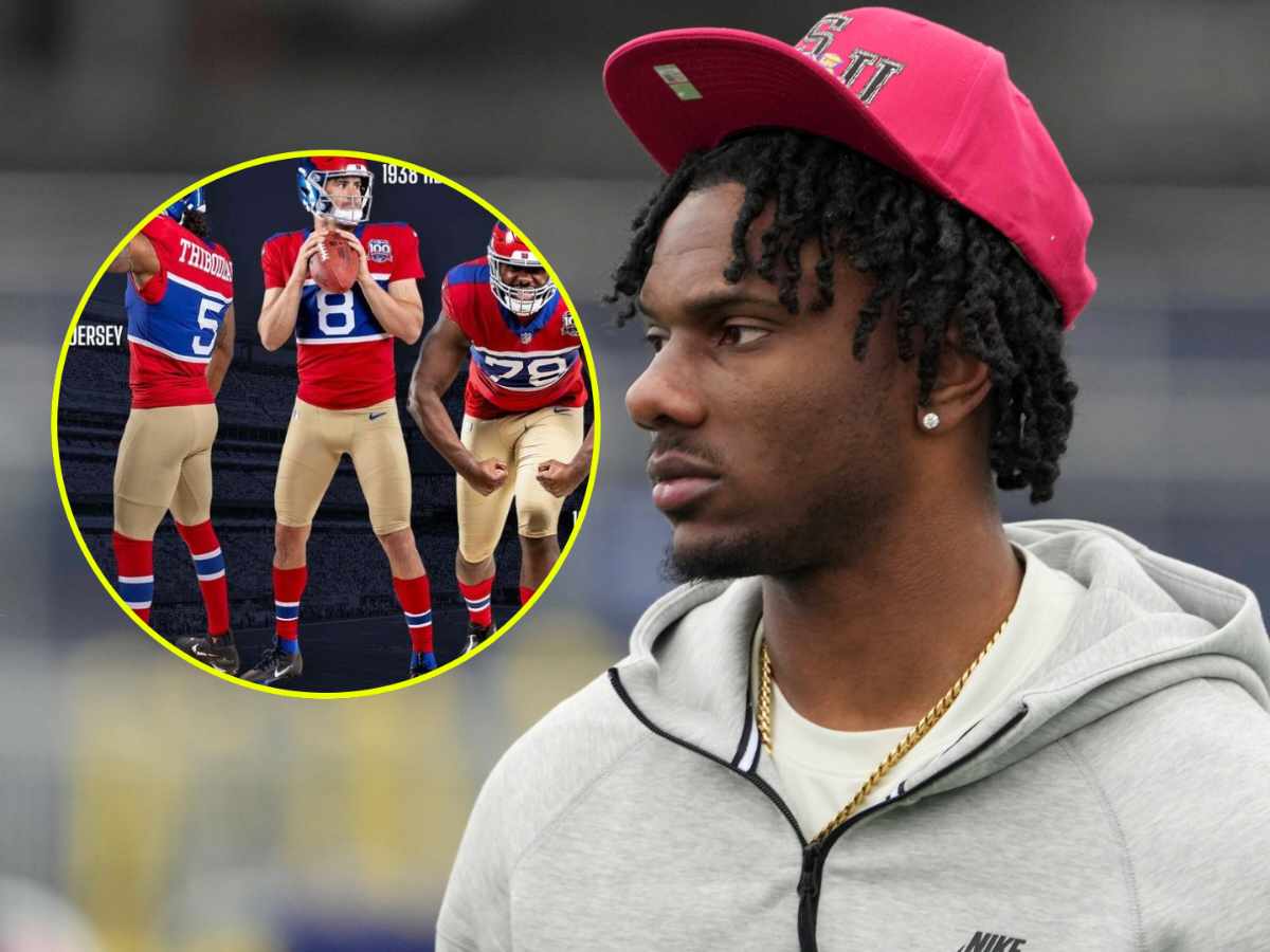 “He hates his team so much” – Malik Nabers’ cold reaction to Giants’ throwback jersey has fans implying he isn’t happy being in New York