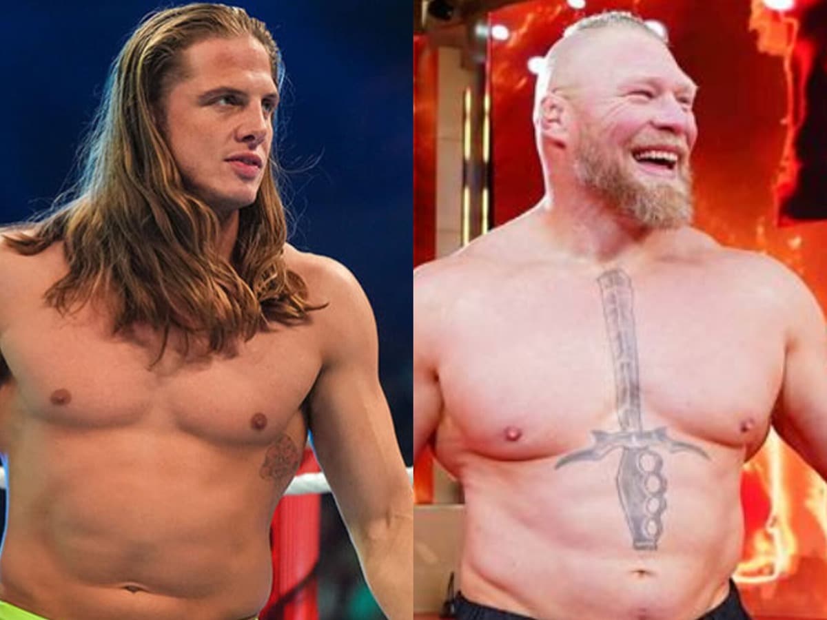 Matt Riddle and Brock Lesnar 