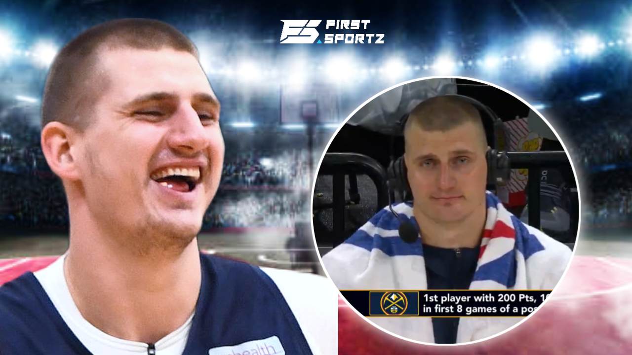 Nikola Jokic stumps interviewer with HILARIOUS answer after Nuggets STOMP Wolves in Game 3