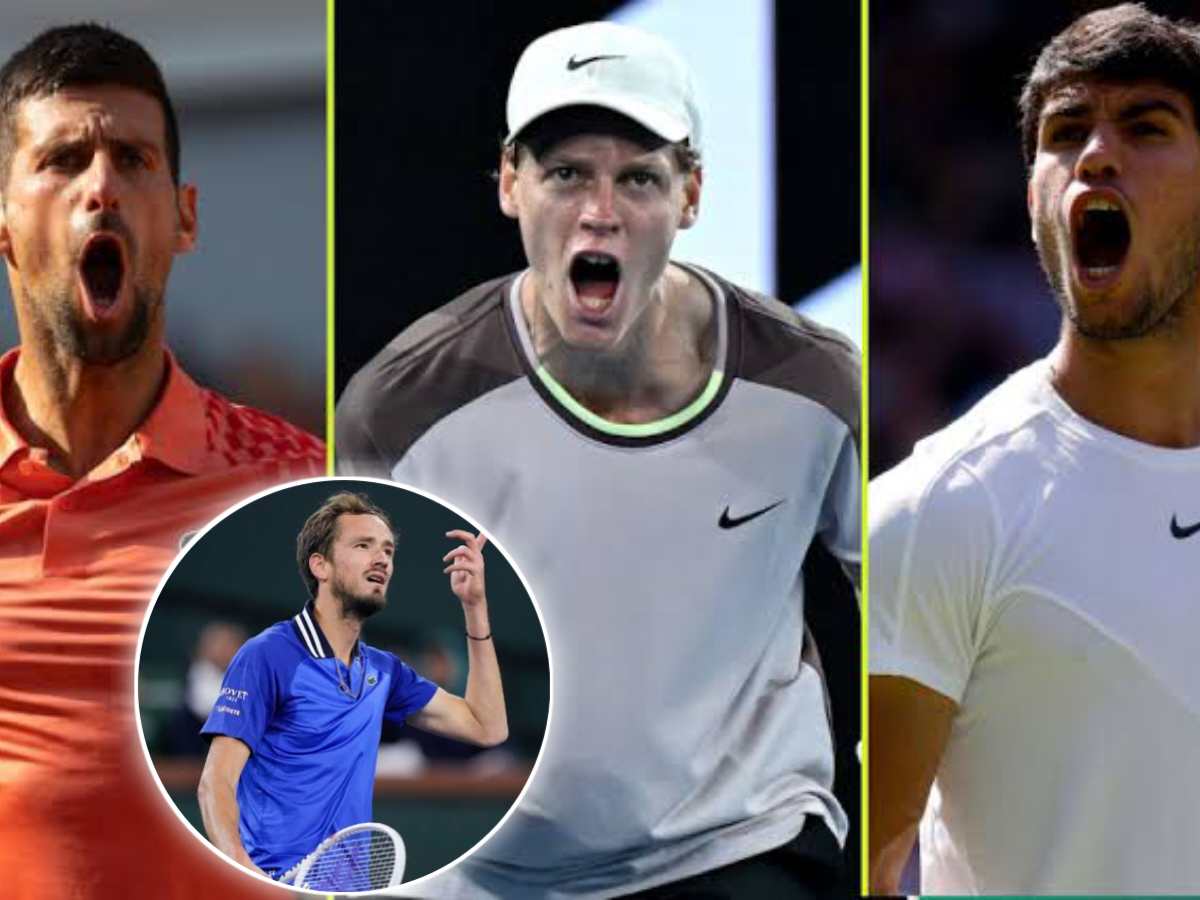 “I feel like they are all better than me,” Daniil Medvedev recognizes Jannik Sinner, Carlos Alcaraz and Novak Djokovic have more chances to win titles than himself