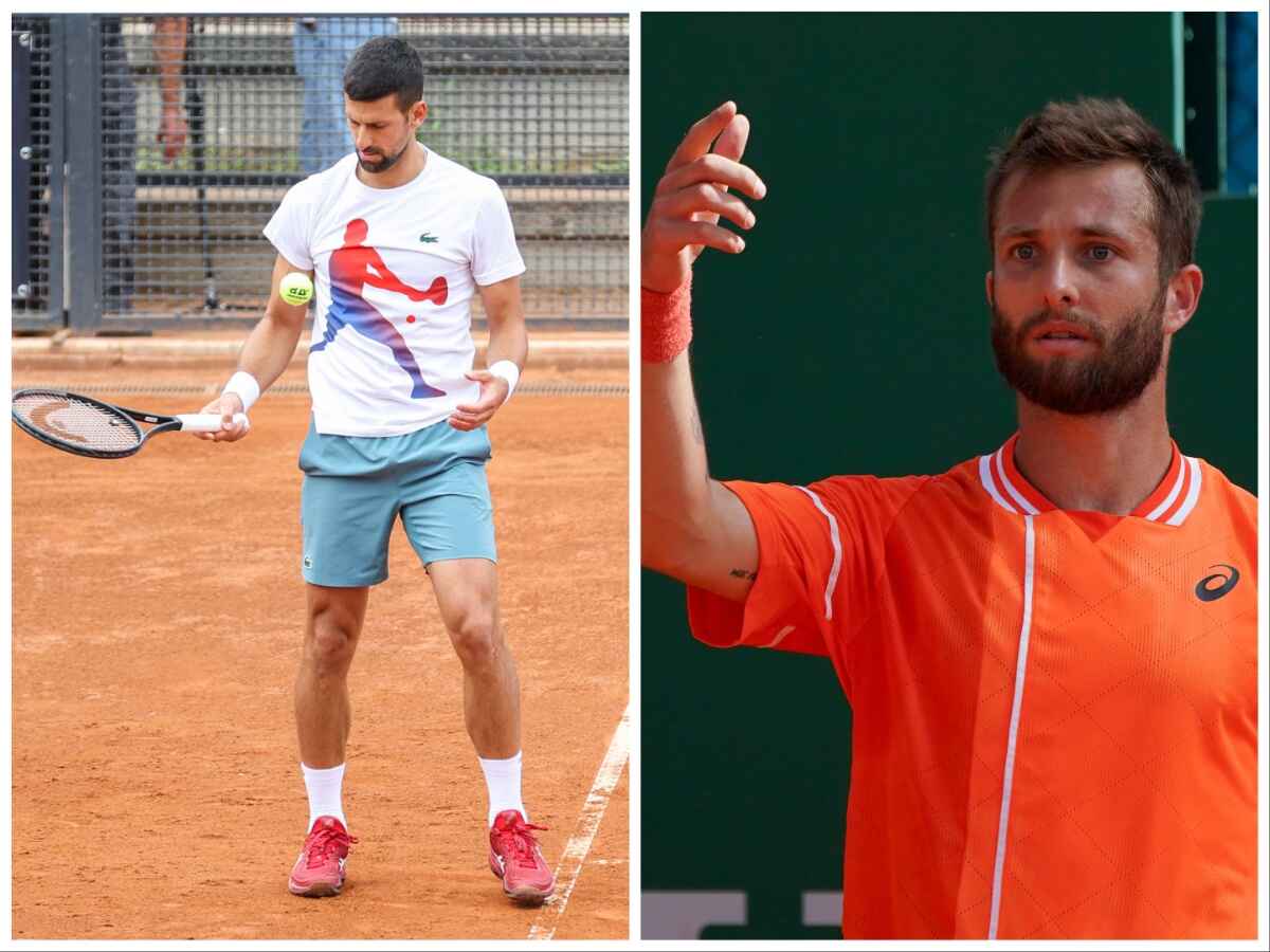 “It’s a big match,” Corentin Moutet excited for a challenging match against Novak Djokovic at the Italian Open second-round