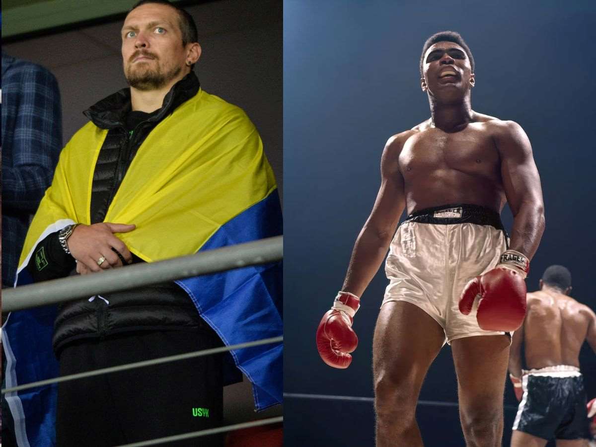 Oleksandr Usyk and Muhammad Ali