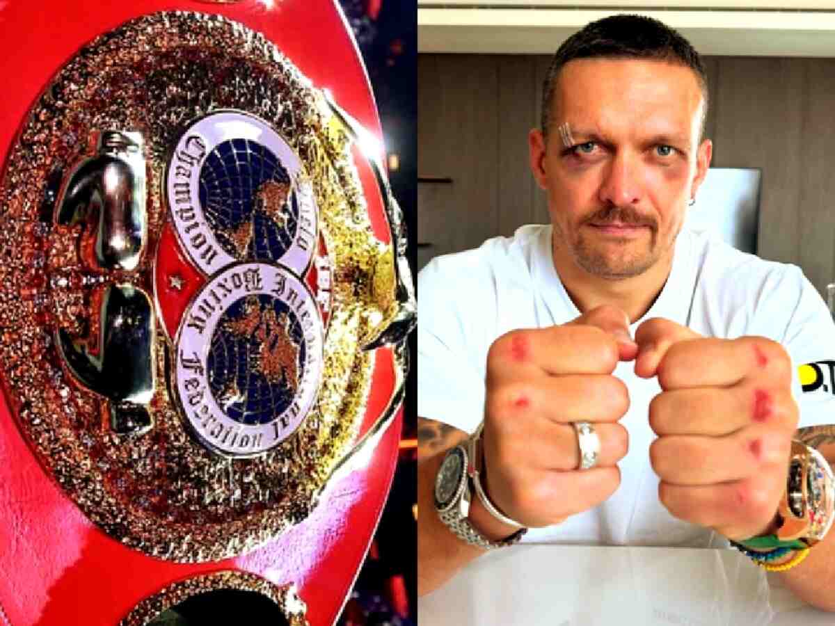 Oleksandr Usyk has requested to retain IBF title