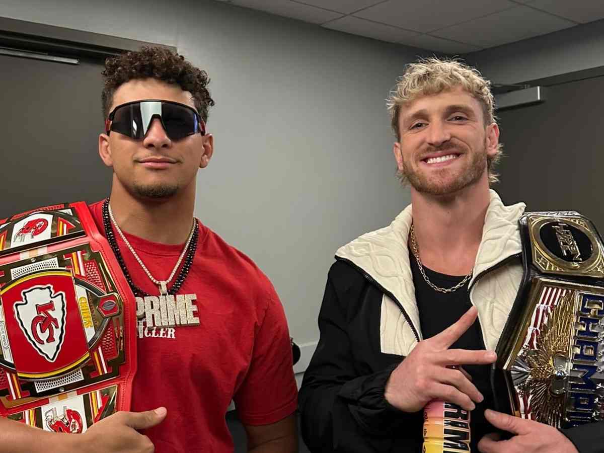 Patrick Mahomes and Logan Paul