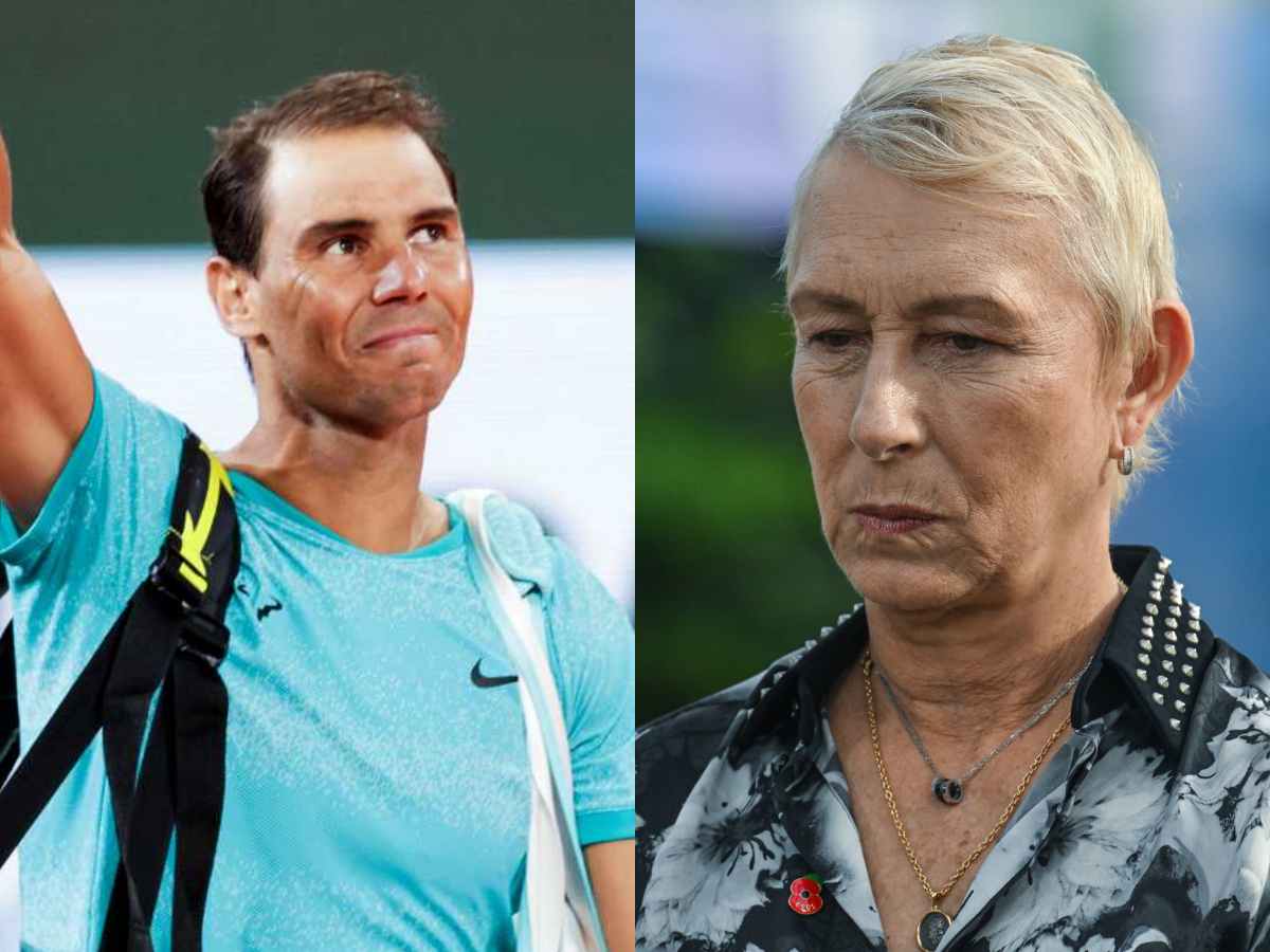 “All good things must come to an end,” Martina Navratilova pens down an emotional message for Rafael Nadal after his potentially last match at Roland Garros