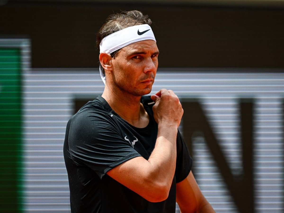 Rafael Nadal training