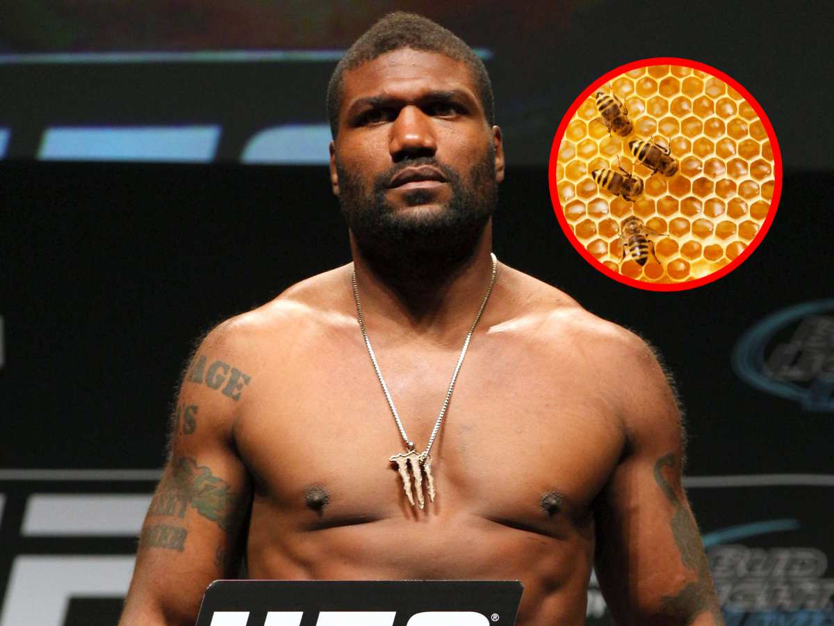 “I put honey…” Rampage Jackson EXPOSES age-old secret of UFC fighters to avoid slipping inside octagon