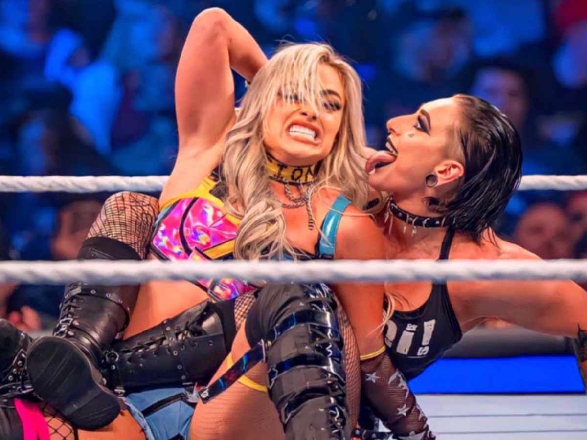 Rhea Ripley and Liv Morgan