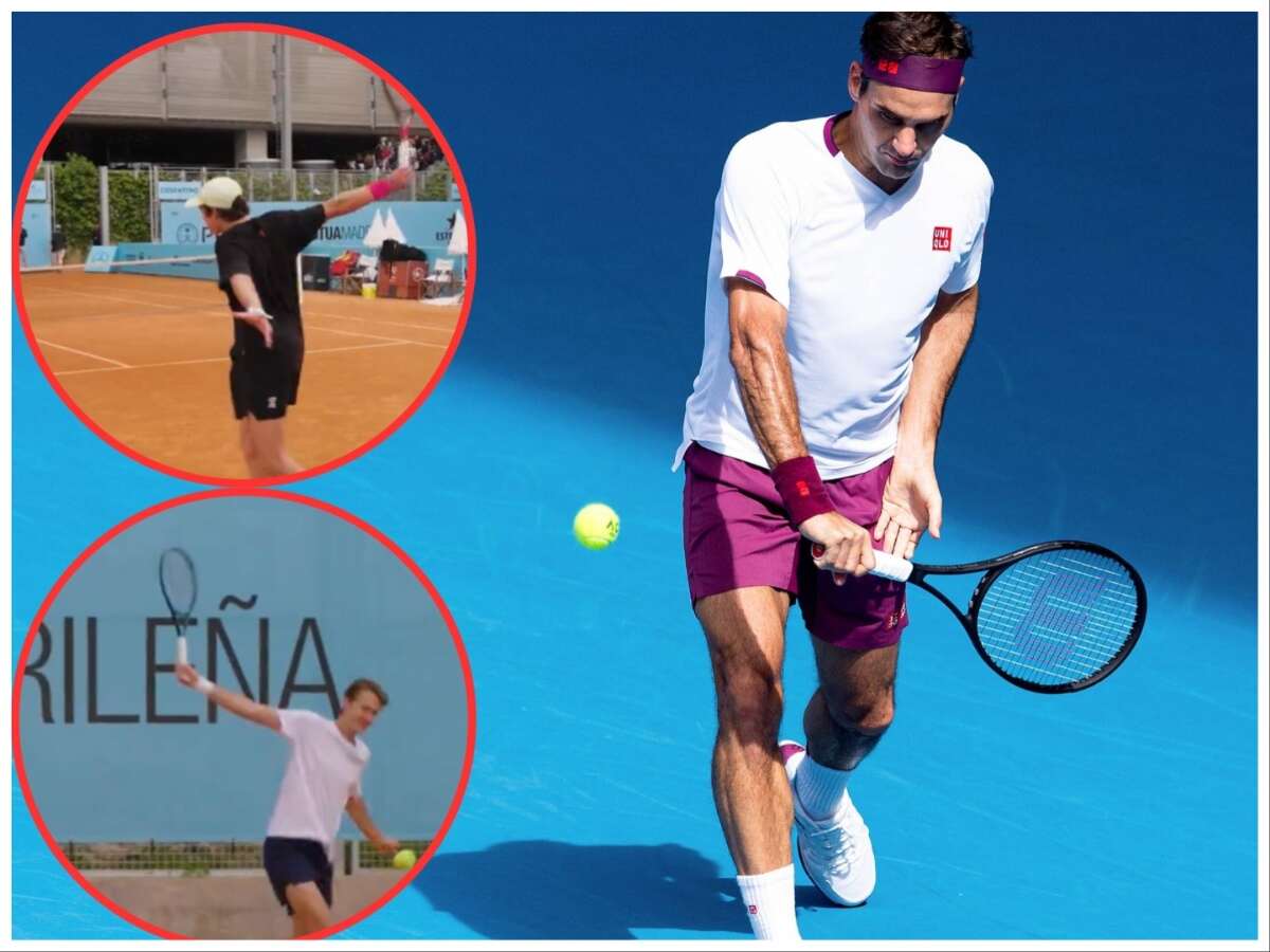 WATCH: Roger Federer’s iconic one-handed backhand copied by top tennis stars featuring Jannik Sinner and Ons Jabeur