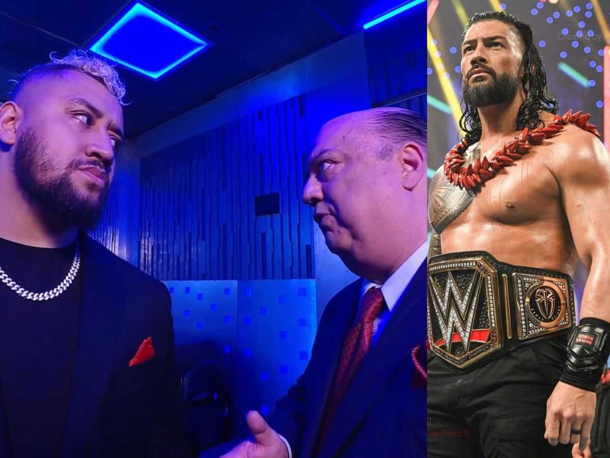 Solo Sikoa Paul Heyman Roman Reigns