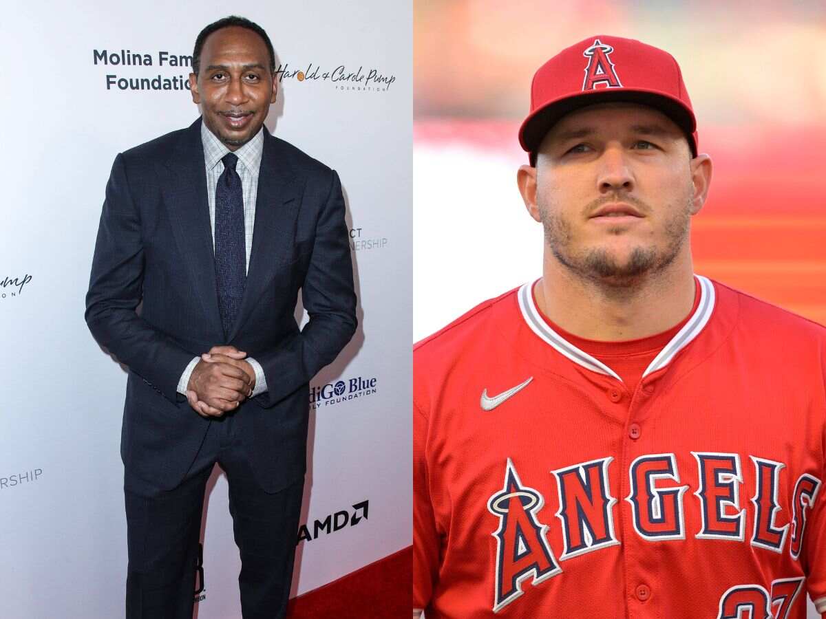 Stephen A. Smith and Mike Trout