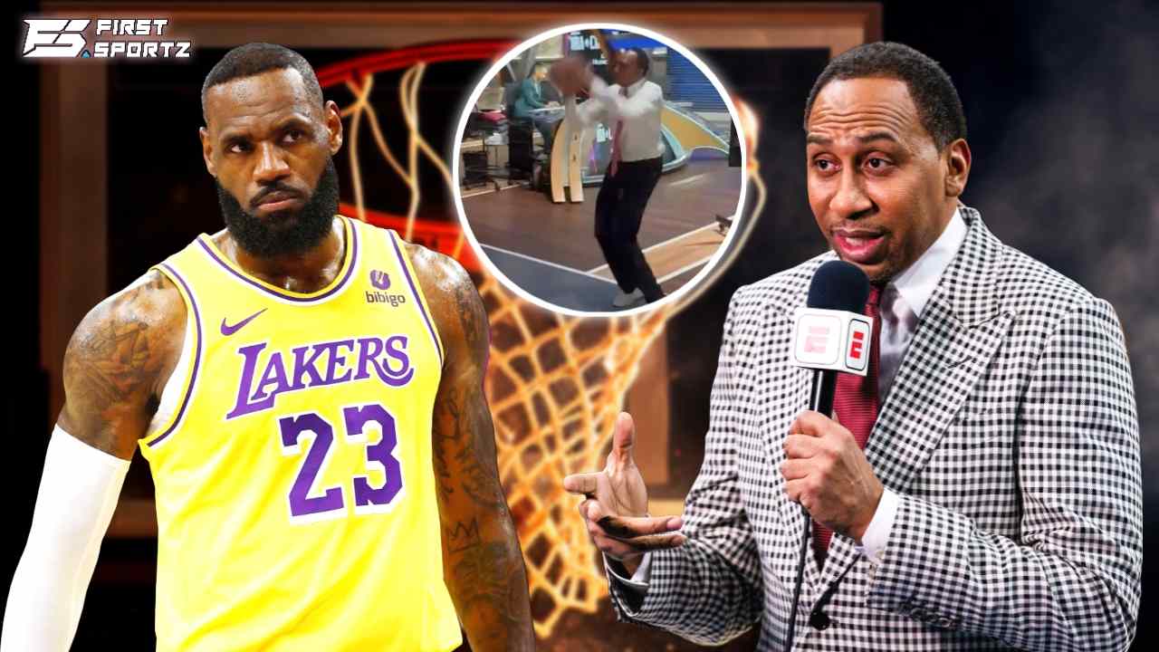 56-year-old Stephen A. Smith shows off shooting skills after claiming ...