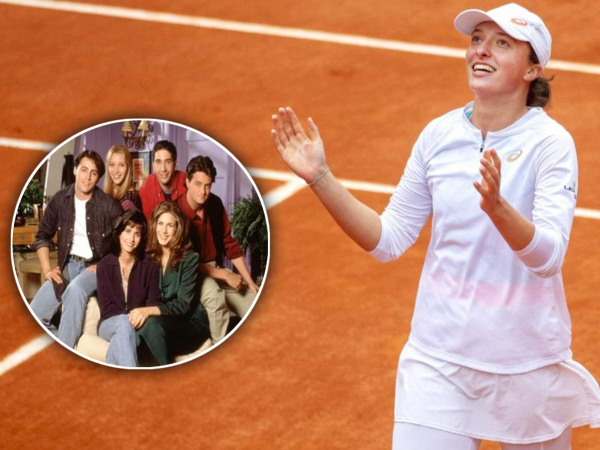 WATCH: Iga Swiatek kick starts her Roland Garros preparation against FRIENDS starer Courteney Cox aka ‘Monica’ in a brand new kit