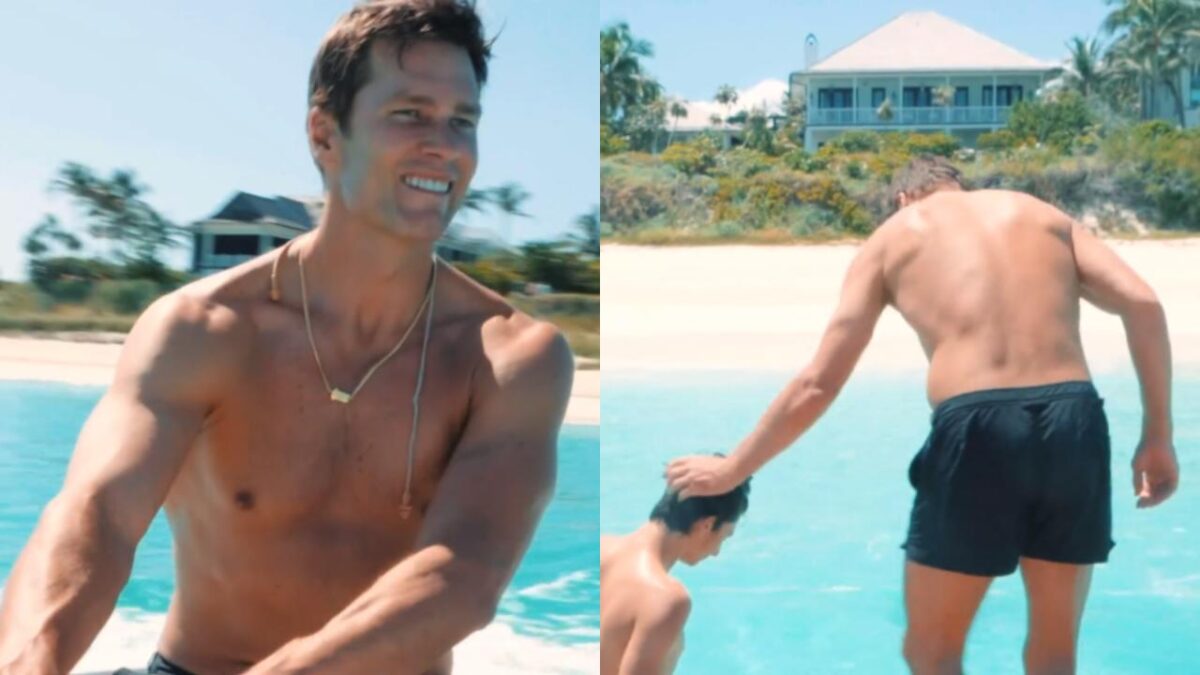 'Relaxed' Tom Brady indulges in watersports with kids as he enjoys retirement life after divorce with Gisele Bundchen