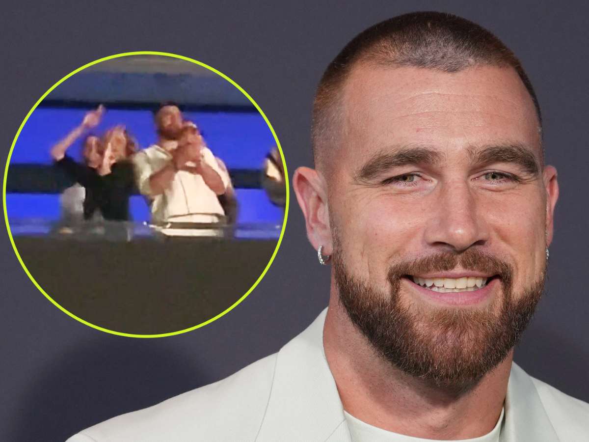 WATCH: Travis Kelce spotted vibing with Gigi Hadid and Bradley Cooper to girlfriend Taylor Swift’s ‘So HighSchool’ during Paris leg of Eras Tour