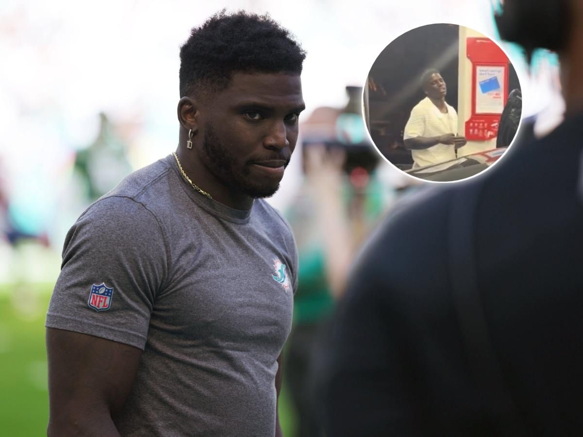 Dolphins WR Tyreek Hill bizarrely claims he’s a plumber when asked by a stranger about what he does for a living