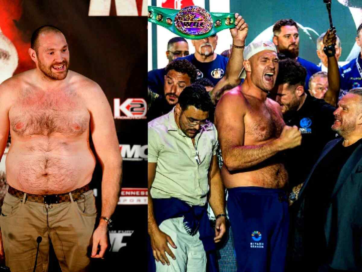 Tyson Fury shows up with drastic changes at the weigh-ins 