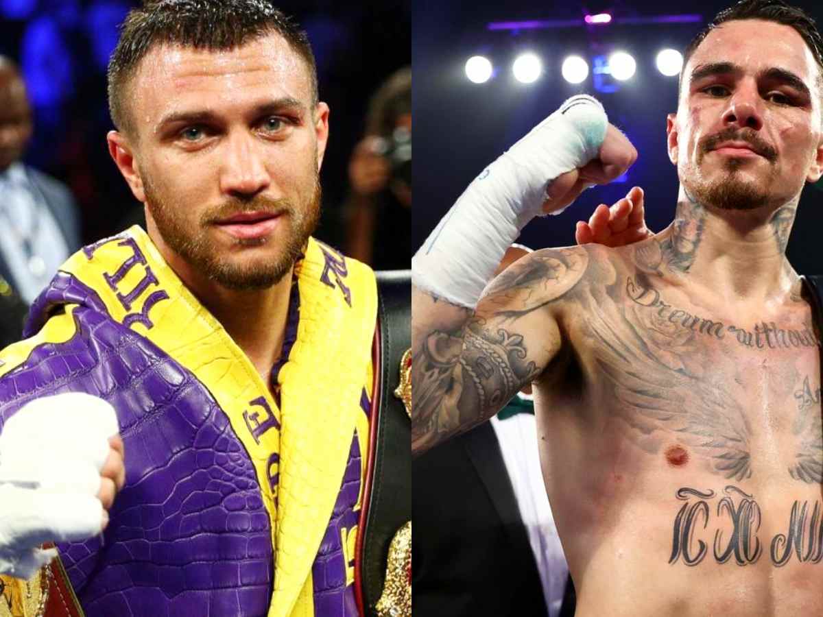 Vasiliy Lomachenko and George Kambosos