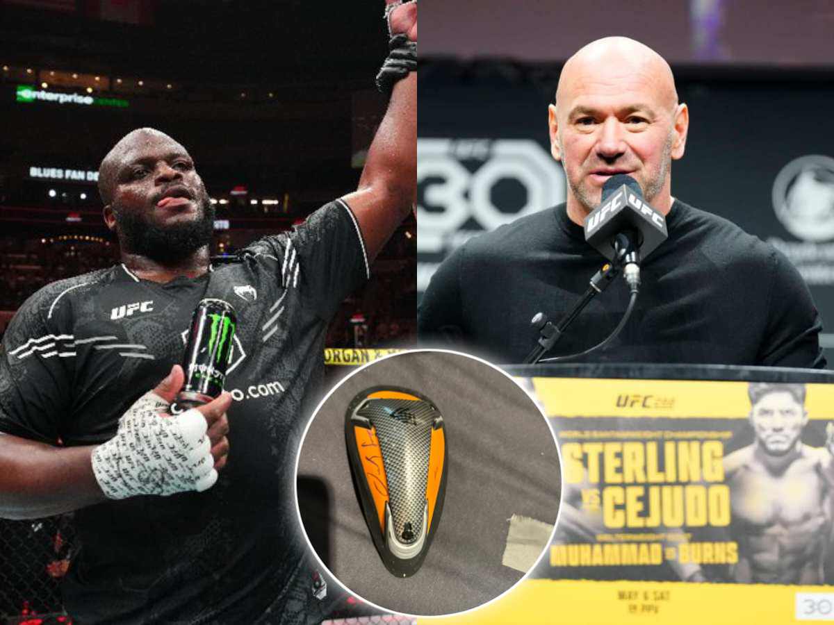 Dana White receives BIZARRE request to sign Derrick Lewis ‘private cup’ after wild UFC St. Louis event 