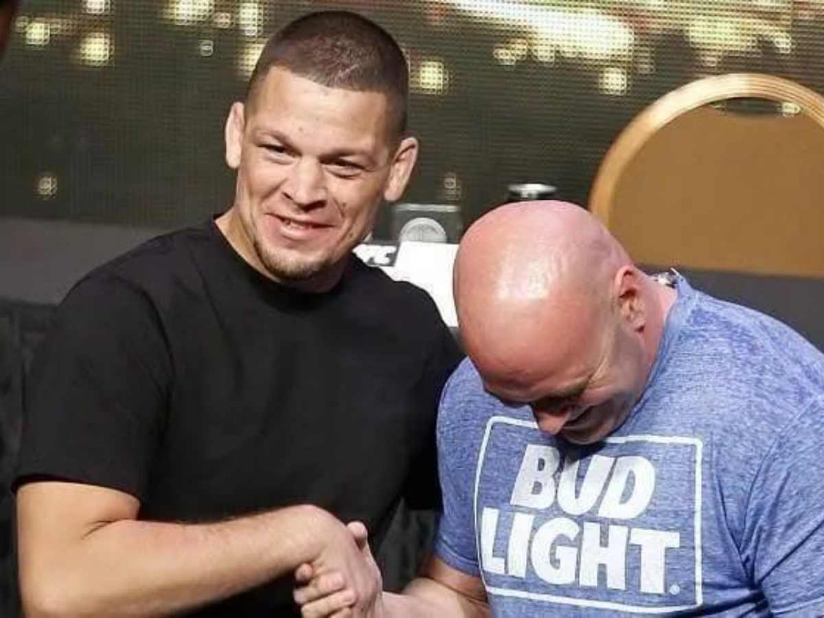 
Nate Diaz talks about his scuffle with Dana White