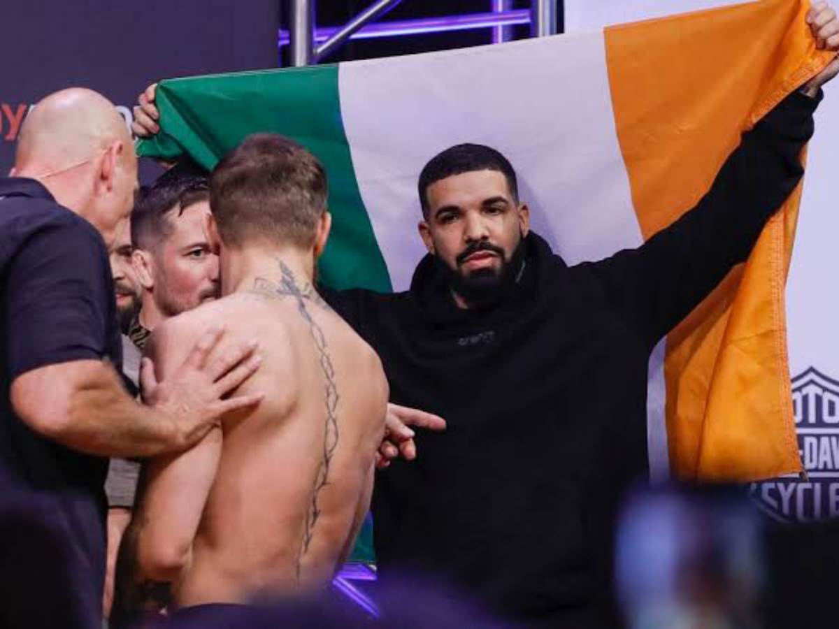 
Conor McGregor and Drake at UFC 229 