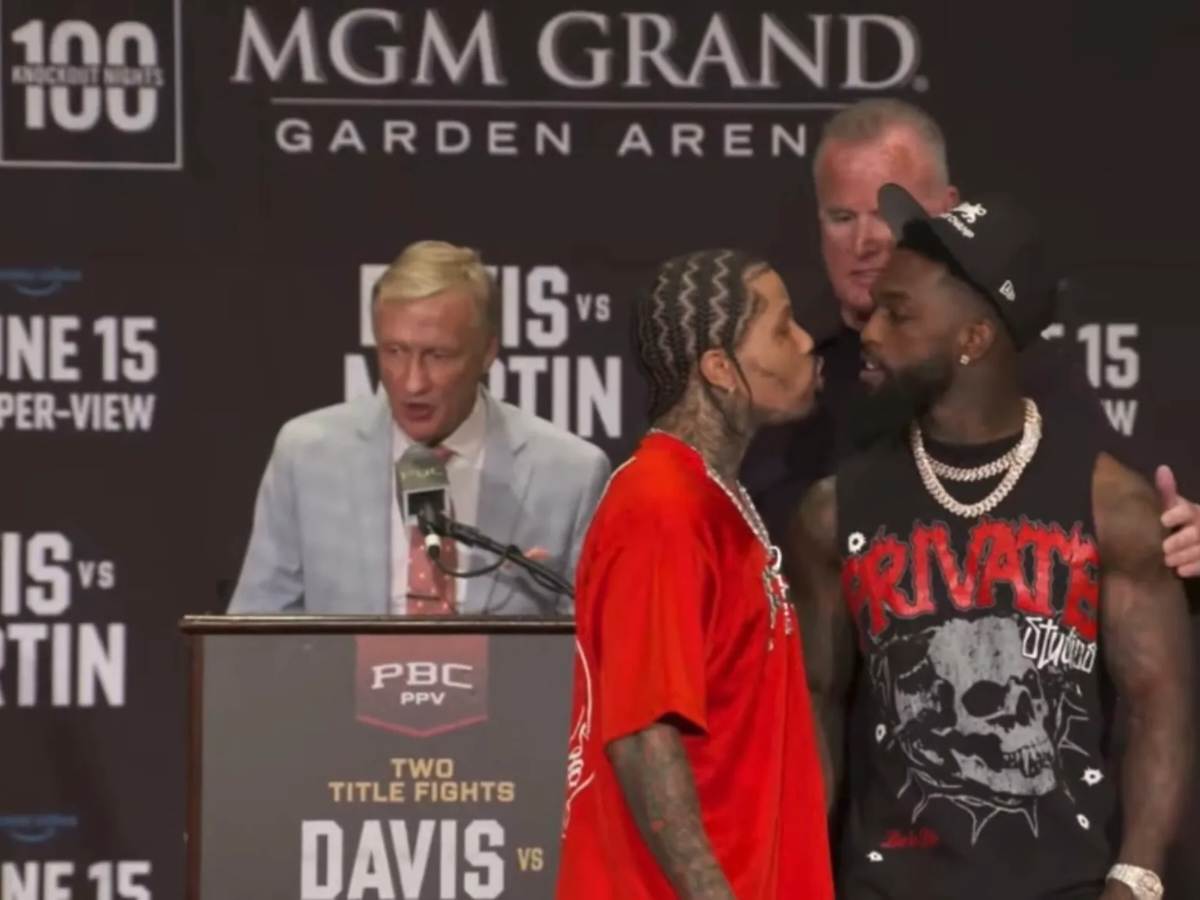 “I’ll catch up with her” Gervonta Davis involves Frank Martin’s girlfriend during heated press conference