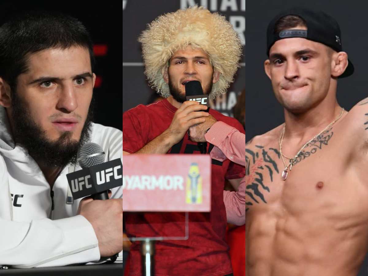 “I will give him my neck!” Islam Makhachev shockingly reveals Khabib Nurmagomedov let Dustin Poirier choke him on purpose