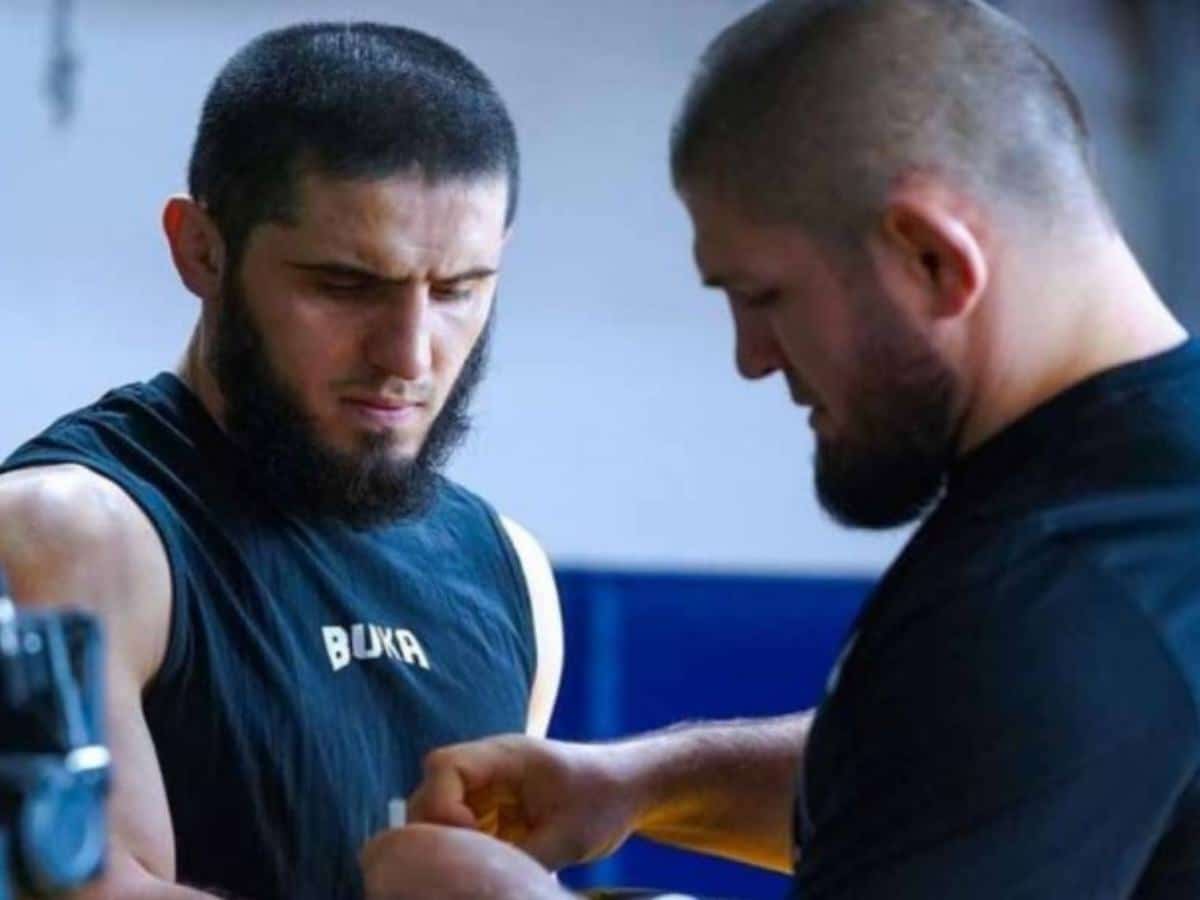 
Islam Makhachev talks about meeting Khabib Nurmagomedov 
