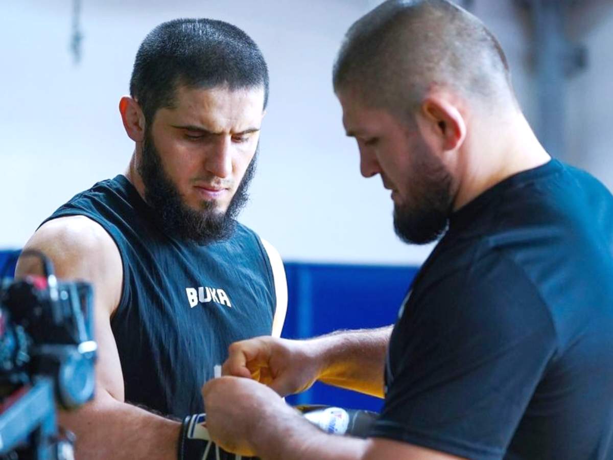 
Khabib Nurmagomedov talks about Islam Makhachev talent