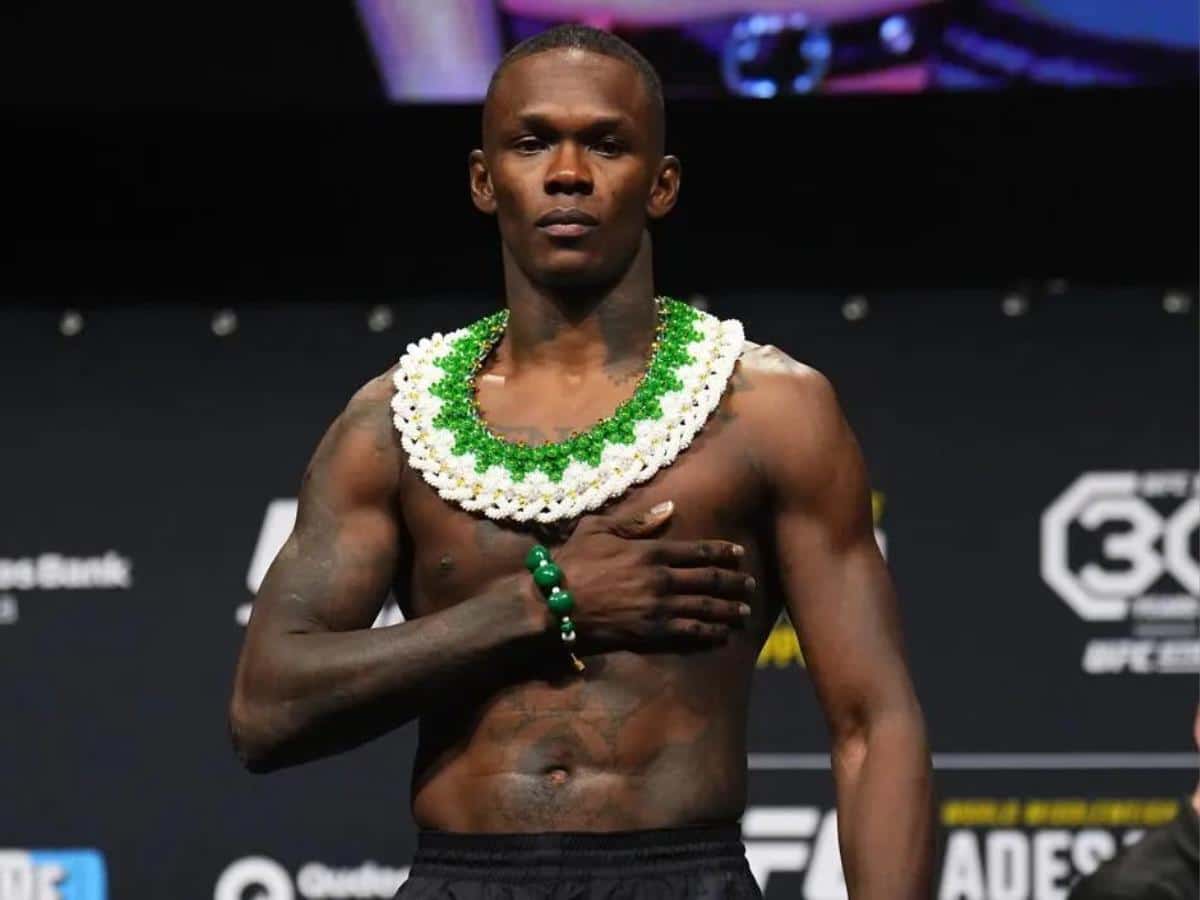 
Israel Adesanya talks about his movie 
