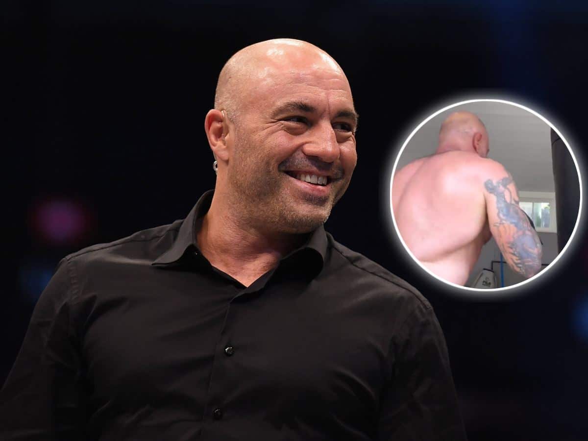 “Always had thunderous kicks” – 56-year-old Joe Rogan having an extensive heavy bag workout impresses the MMA community