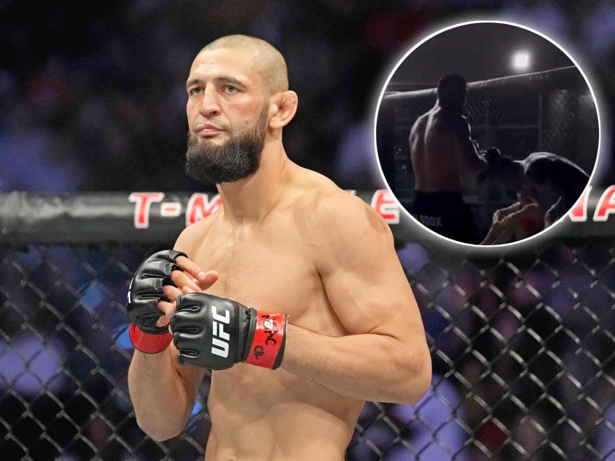 WATCH: Khamzat Chimaev dropping fellow UFC star in sparring is going viral as fans await superstar’s return