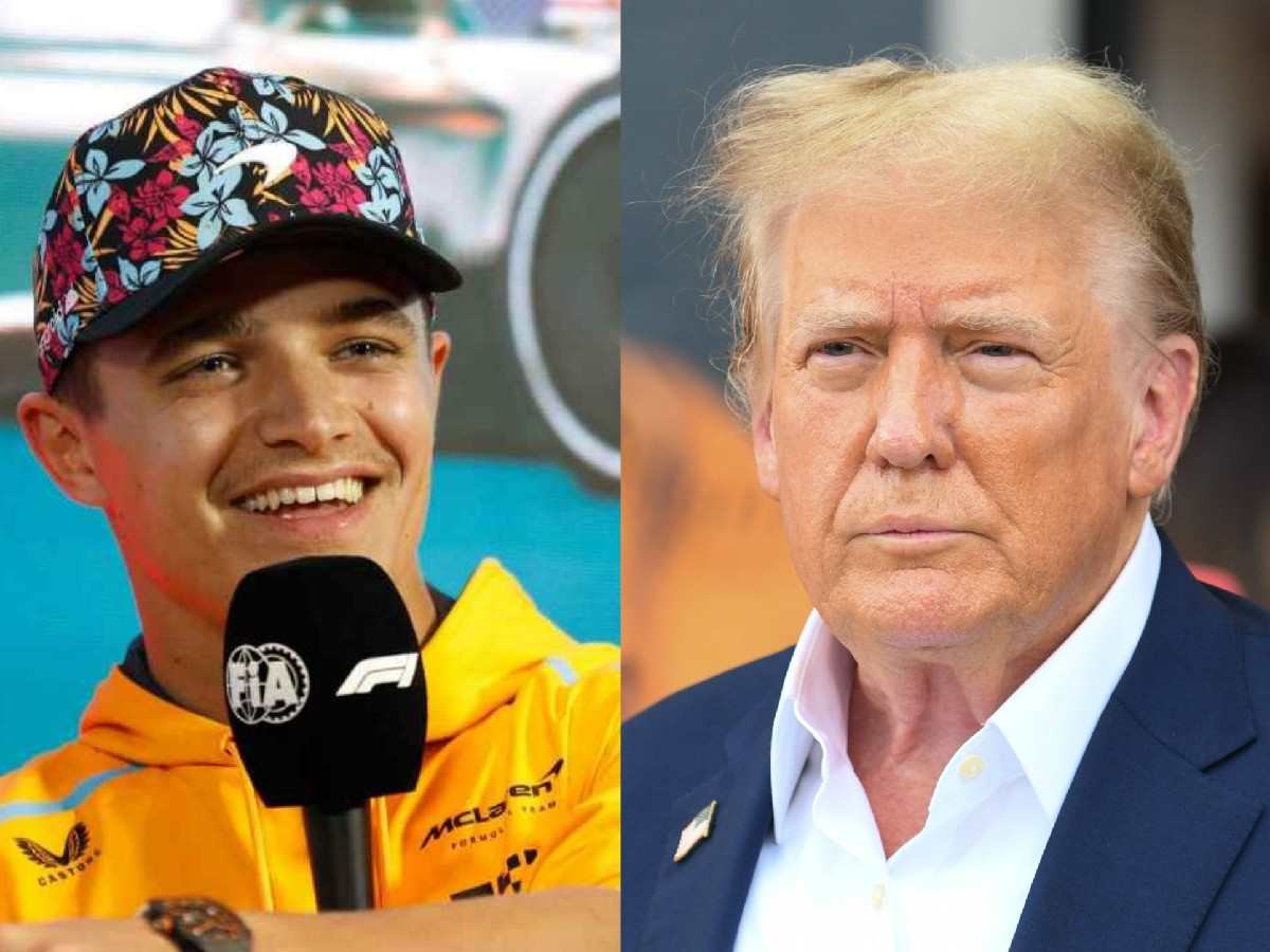 Lando Norris claims Donald Trump declared himself a ‘lucky charm’ after McLaren’s Miami GP victory