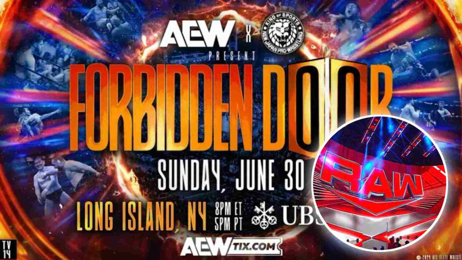 Recently released Raw Superstar teases hijacking AEW Forbidden Door event