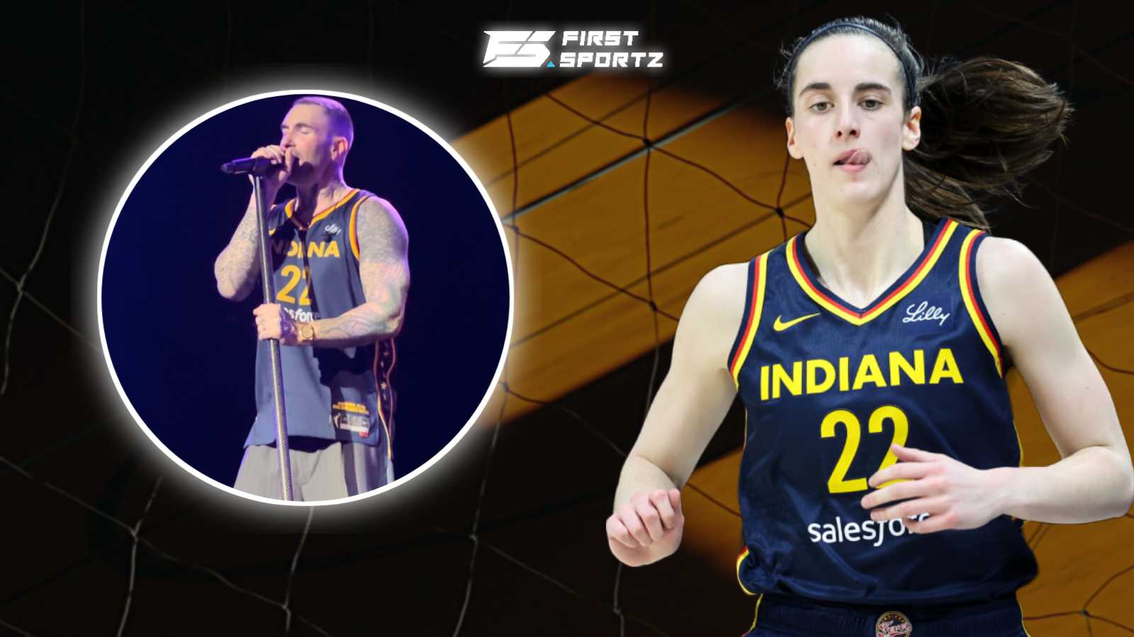 “Should’ve got more than $28 million from Nike” – Caitlin Clark goes VIRAL again as popstar Adam Levine sports WNBA star’s jersey on stage