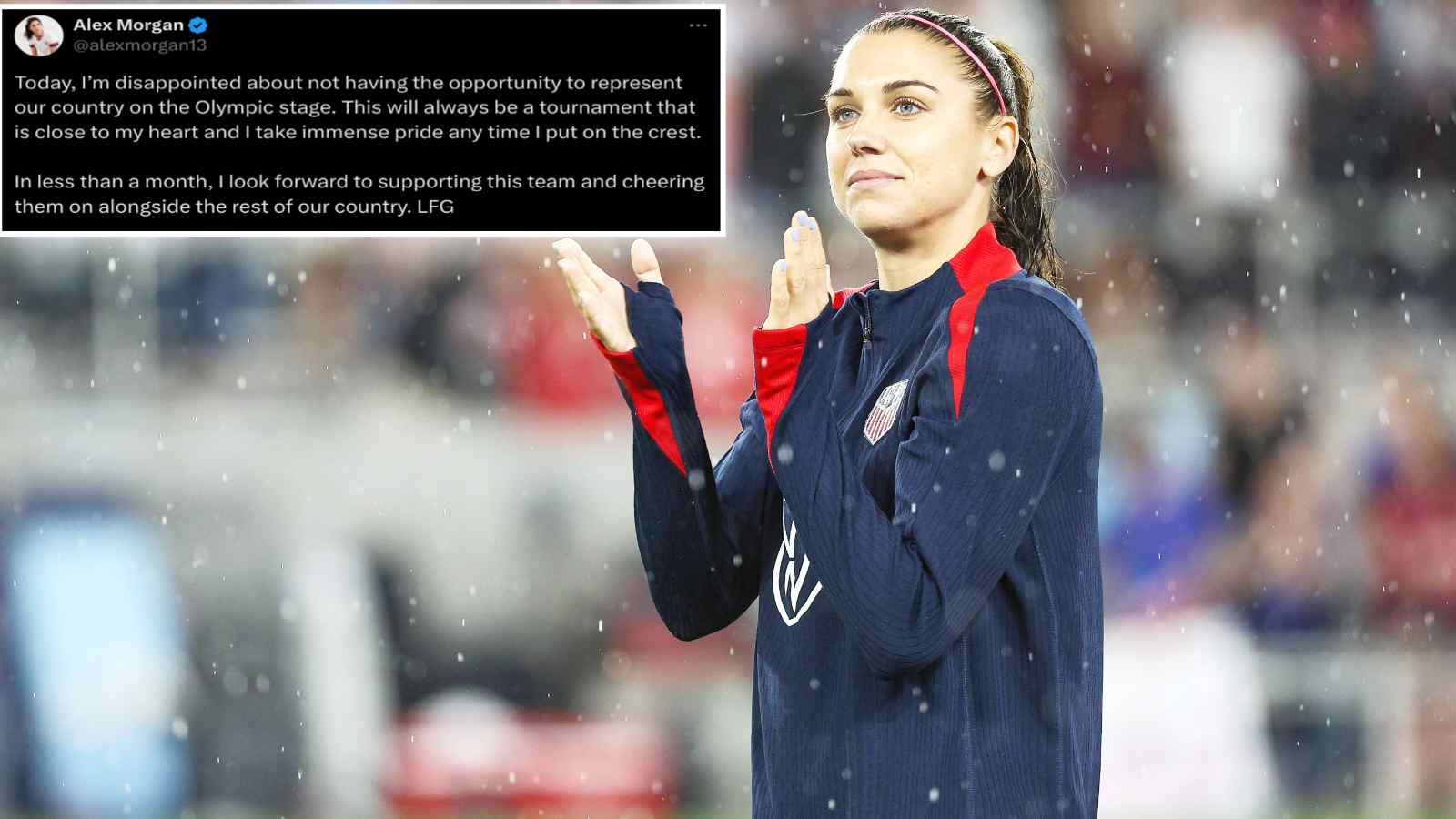 ‘Disappointed’ Alex Morgan breaks silence on not being selected in USWNT for 2024 Paris Olympics