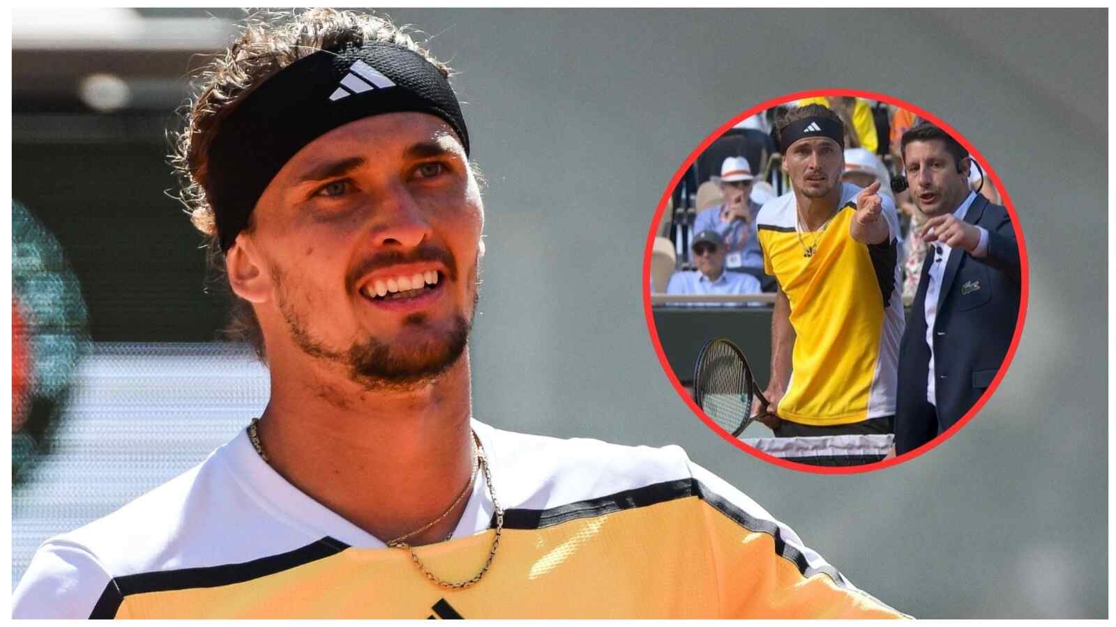 WATCH: Alexander Zverev gets into a heated argument with the line judge during the finals of Roland Garros