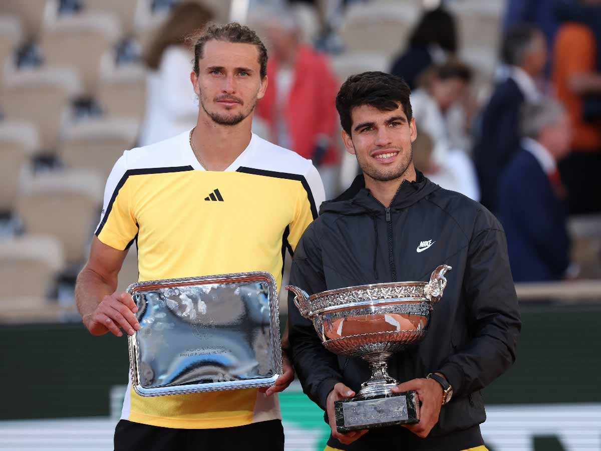 “He’s a beast,” Alexander Zverev heaps praise on Carlos Alcaraz after losing to him in 2024 Roland Garros final