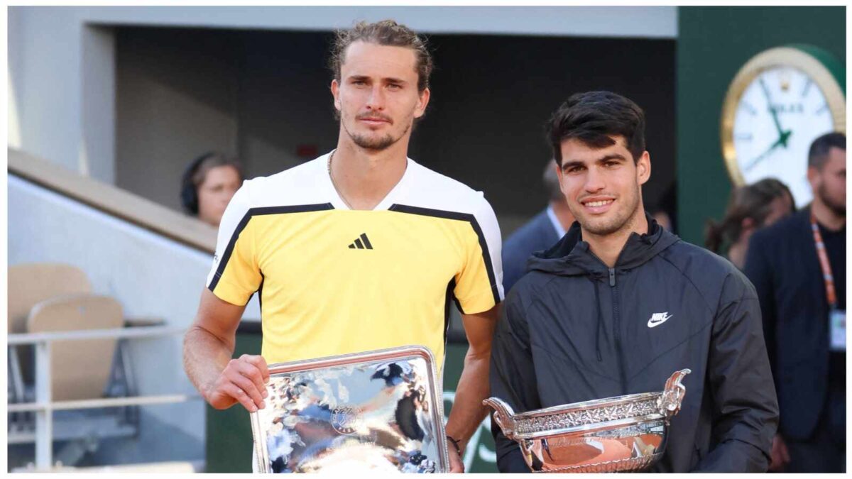 Alexander Zverev and Carlos Alcaraz