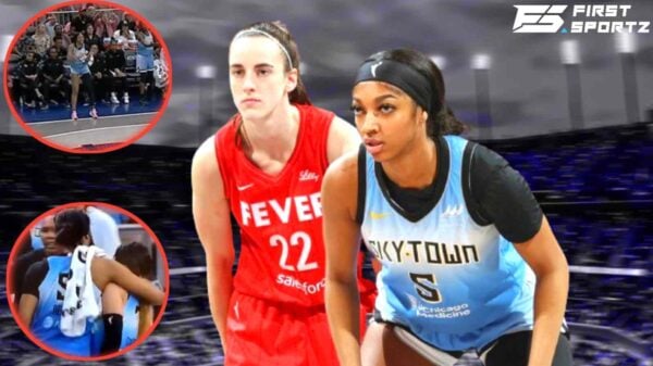 Angel Reese is going viral for applauding Chicago Sky teammate's cheap shot on Caitlin Clark in 1st matchup since college