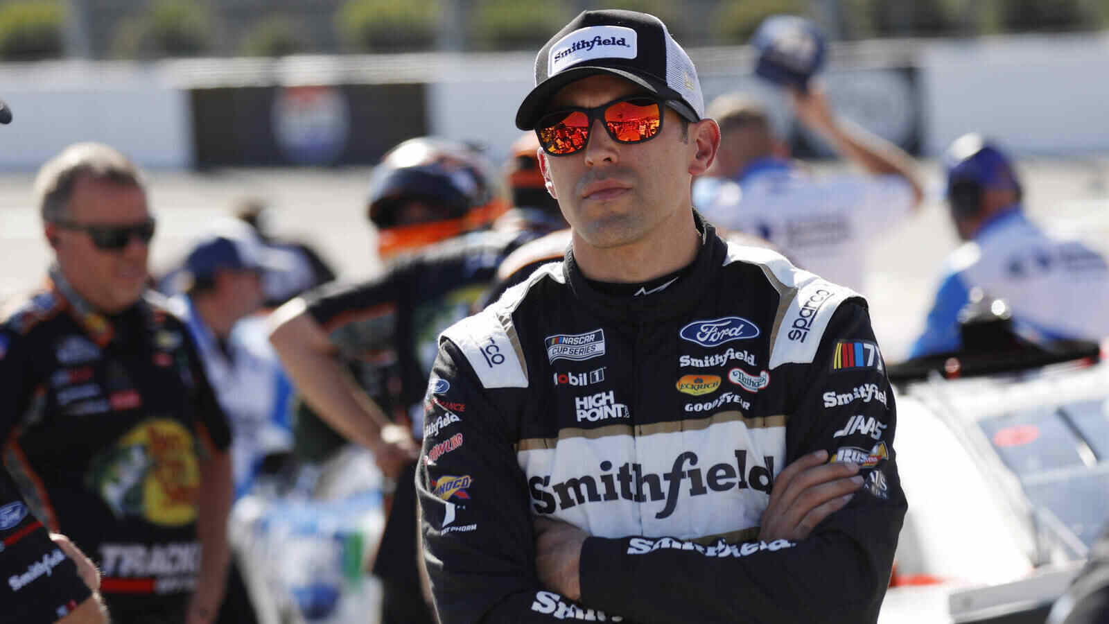 Joe Gibbs Racing breaks silence on rumors over Aric Almirola’s retirement